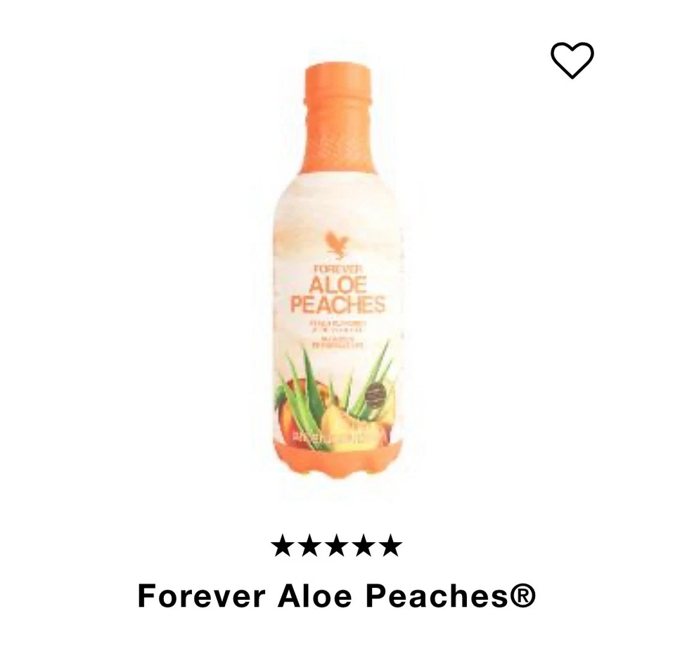 Forever Aloe Peaches® es una excelente manera de beber tu aloe diario. Foto 1 de 1