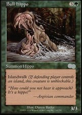 Bull Hippo X4 (Urza's Saga) MTG (NM) *CCGHouse* Magic