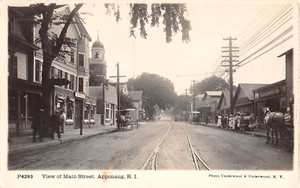 1910 RPPC Stores Main St. Apponaug RI - Picture 1 of 2