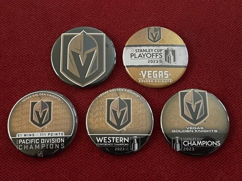 VGK Vegas Golden Knights Stanley Cup Champions  -  5 x 1.75" fridge magnets Cover