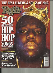 ROLIING STONE, ( THE BEST ALBUMS & SONGS OF 2012 )THE 50 GREATEST HIP  HOP SONGS - Picture 1 of 1