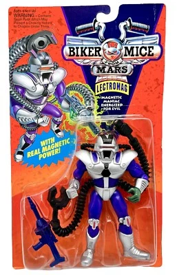 Figura de acción Biker Mice From Mars Lectromag 1993 Galoob Toys de colección nueva Foto 1 de 4