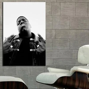 Póster y lienzo EB006 Biggie Notorious BIG Rap Hip Hop Arte Música Músico - Imagen 1 de 6