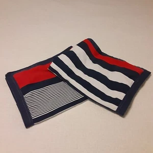 Izod Red White & Blue Pillow shams x2Timeless Masculine - Picture 1 of 4