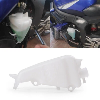 Tanque de agua del radiador de desbordamiento del depósito de refrigerante para Yamaha YZF R6 2003-2005 Foto 1 de 4