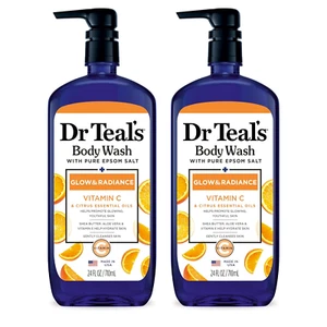 Dr Teal's Body Wash with Pure Epsom Salt Glow & Radiance with Vitamin C & Citrus - Picture 1 of 12