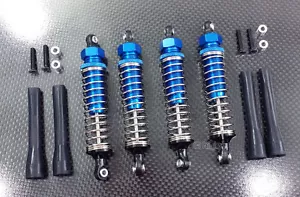 Aluminium Alloy Front + Rear Adjustable Spring Shock Damper For Axial SCX10 - Picture 1 of 1