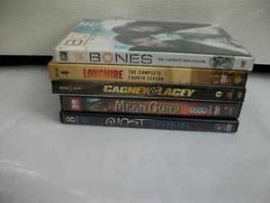 Lot of 5 Complete Season/boxed sets-Bones,Longmire,Cagney&Lacey,Mean Guns,Ghost - Imagen 1 de 11