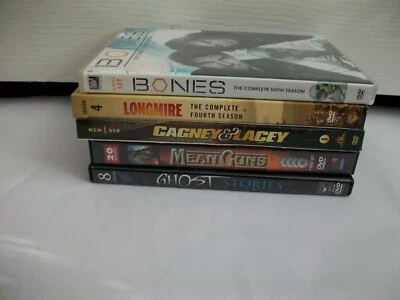 Lot of 5 Complete Season/boxed sets-Bones,Longmire,Cagney&Lacey,Mean Guns,Ghost - Image 1 of 4