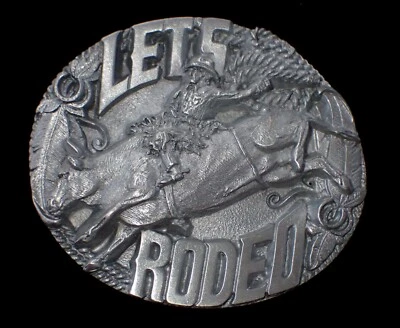 LET'S RODEIO BULLRIDING CINTO FIVELA DETALHADA SISKIYOU ESTANHO - Imagem 1 de 2