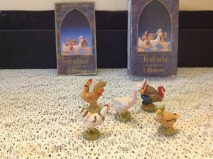 Roman Fontanini Barnyard Birds for 5" Nativity  51517 Italy 1997 & original box - Picture 1 of 4