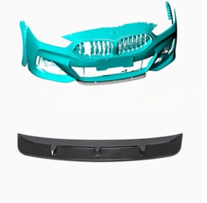 Carbon Fiber front Bumper lip spoiler for BMW 8-Series G14 G15 G16 M-Sport - Picture 1 of 7