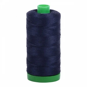 Aurifil Mako 40 wt Cotton Thread - 1094 yds - Very Dark Navy - Picture 1 of 1