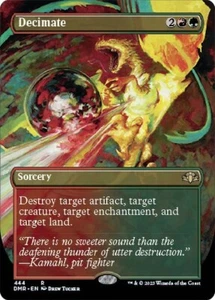 Decimate - Raro Sin Fronteras Casi Nuevo - Dominaria Remasterizado - Imagen 1 de 1