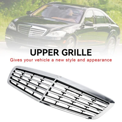 Front Grille Grill Fit Mercedes Benz S-Class W221 S550 S600 S63 S65 2010~2013 Foto 1 de 4