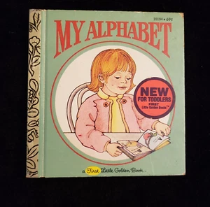"A" First Edition My Alphabet A First Little Golden Book Hardcover - 1981 - Picture 1 of 8