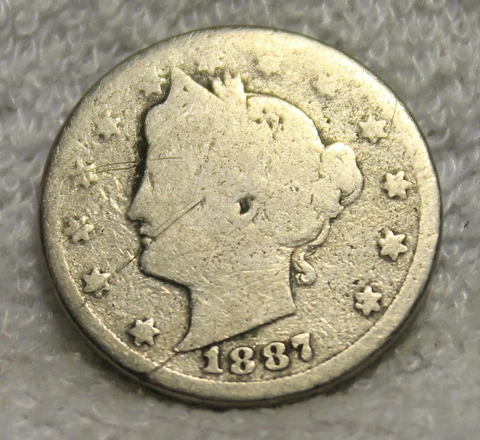 1887 liberty head nickel Cover