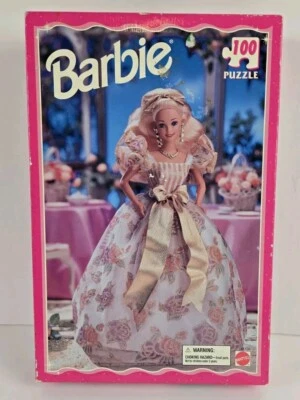 VINTAGE 1998 BARBIE 100 PC PUZZLE NEW IN SEALED PACKAGE - Image 1 of 4