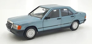 Norev 1/18 Scale Diecast 183828 - 1984 Mercedes-Benz 190 E - Light Blue Metallic - Picture 1 of 5