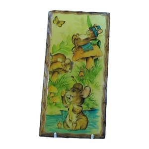 Vintage Wooden Hand Painted Mouse - Picture 1 of 4