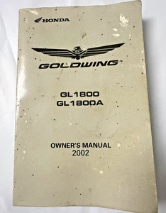 2002 HONDA GL1800/GL1800A GOLDWING OWNER'S MANUAL - Picture 1 of 5
