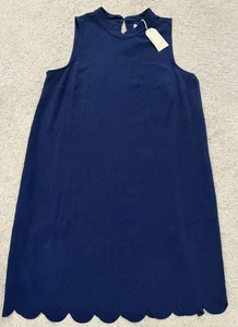 MudPie Damen ärmelloses Schlammkleid Britain Jakobsmuschel dunkelblau Gr. M (8-10) NEU - Bild 1 von 6