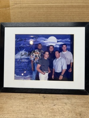 Foto autografada Cleveland Indians Cruise Nagy, Alomar, Omar, Manning, Giles - Imagem 1 de 4
