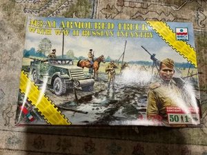 Esci M3-A1 Armoured Truck With WW2 Russian Infantry 1/72 Scale Model - Picture 1 of 2