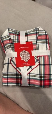 Juego de pijama a cuadros escoceses tartán Wondershop Holiday para hombre - XL Foto 1 de 3