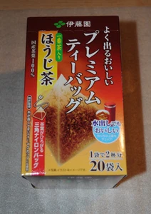 Bolsa de té premium de té tostado Itoen 1 caja (20 paquetes) Hojicha, Japón - Imagen 1 de 5