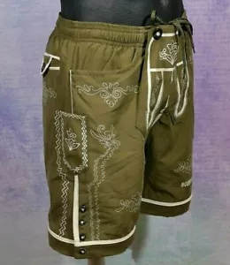 Trachten Badehose MOUNTAIN De Luxe mit gestickten Ornamenten Gr.M Neuwertig - Bild 1 von 8