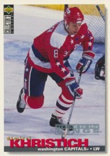 1995-96 Collector's Choice #183 DMITRI KHRISTICH - Washington Capitals