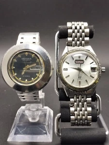 Lot of 2 Vintage Citizen Automatic -Watches - For Parts or Repair - AS-IS - Picture 1 of 13