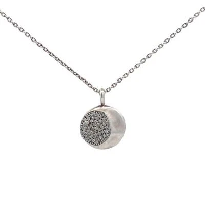 COLLAR COLGANTE DE DIAMANTES IPPOLITA ONDA PLATA ESTERLINA COLLAR SN1579DIA Foto 1 de 4