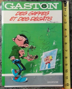 Gaston Des Gaffes Et Des Degats 1977 French Hardcover Dupuis No. 6 + Extras - Imagen 1 de 18