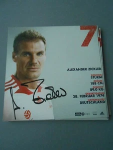 AUTOGRAPHE FOOTBALL DE ALEXANDER ZICKLER - Picture 1 of 1