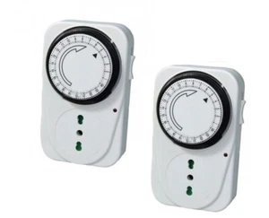Toma De Corriente Con Temporizador Programable Timer 230V 24 Horas Enchufe - Imagen 1 de 2