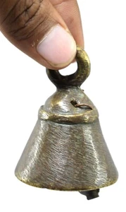 Original Vintage Brass Pet Hanging Bell Christmas Home Décor Nice Sound. i9-76 - Picture 1 of 7