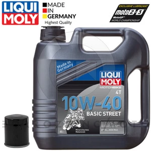 TAGLIANDO OLIO LIQUIMOLY BASIC 10W40 FILTRO YAMAHA YFM FX WOLVERINE 450 2006-10 - Foto 1 di 3