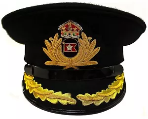 BRAND NEW WHITE STAR LINE TITANIC CAPTAIN SMITH HAT ( BLACK ) Size 59 - Foto 1 di 4