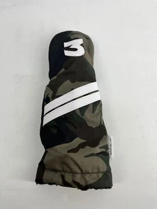 Sunfish Golf Canvas Knit 3 Fairway Headcover Military Camouflage Green Camo - Bild 1 von 1