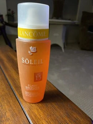 Lancome Soleil Bronceador Flash Autobronceador TSTR Color Medio Secado Instantáneo Spray Nuevo de Lote Antiguo Foto 1 de 3
