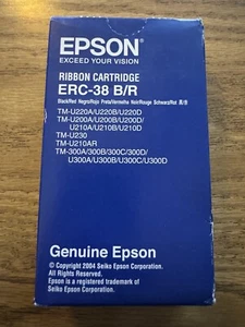 Epson ERC38B Farbbandkassette schwarz, werkseitig versiegelte Verpackung - Bild 1 von 4