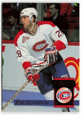 1993-94 Eric Desjardins Donruss - Montreal Canadiens - Image 1 of 2