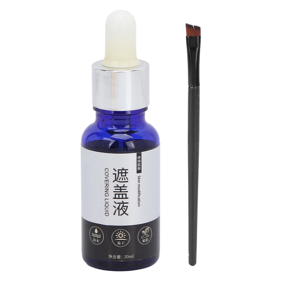 Vitiligo Covering Liquid Waterproof Makeup Vitiligo Concealer Cosmetics 20ml - Image 1 of 4