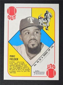 2015 Topps Heritage '51 Collection #90 Prince Fielder - NM-MT