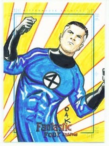 MR FANTASTIC "SKETCH BY OAK" FANTASTIC FOUR ARCHIVES