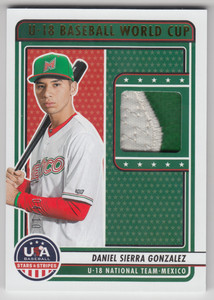 2023 PANINI STARS & STRIPES DANIEL SIERRA GONZALEZ /10 JERSEY PATCH #U18-DS6
