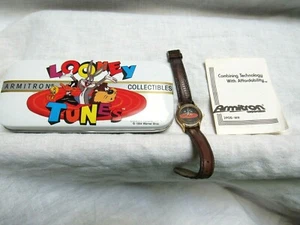 1994 Bugs Bunny and Friends Flying Saucer Looney Tunes Armitron Watch In Case - Picture 1 of 8