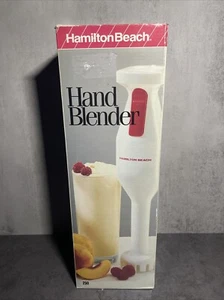 Batidora de mano Hamilton Beach modelo 250 vintage de 1 velocidad con montaje en pared y recetas - Imagen 1 de 5